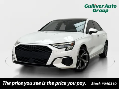 White 2023 Audi A3 40 Premium for sale in Plano, TX