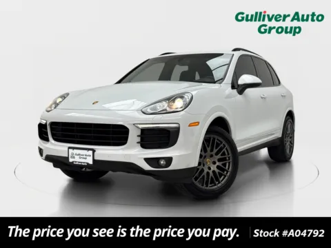 White 2018 Porsche Cayenne Platinum Edition for sale in Plano, TX