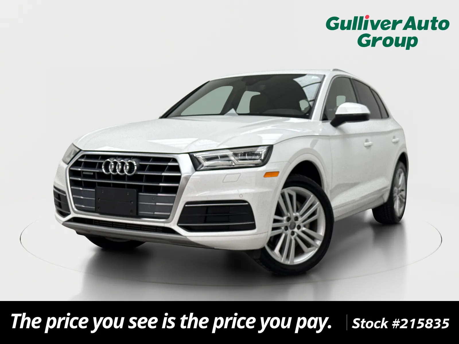 White 2018 Audi Q5 2.0T for sale in Plano, TX