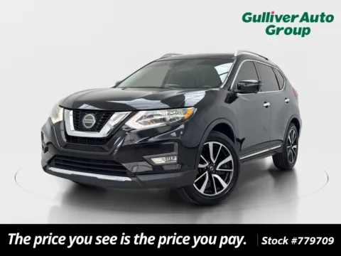 Black 2019 Nissan Rogue SL for sale in Plano, TX
