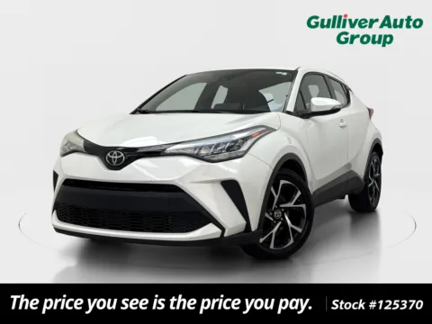 White 2021 Toyota C-HR XLE for sale in Plano, TX