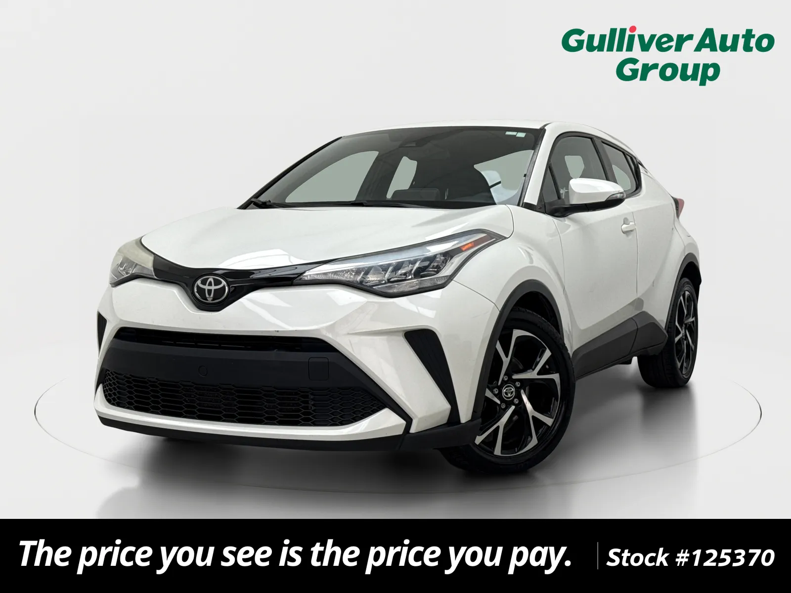 White 2021 Toyota C-HR XLE for sale in Plano, TX