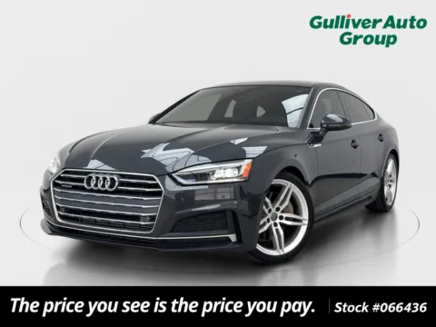 Gray 2019 Audi A5 Sportback Premium Plus for sale in Plano, TX