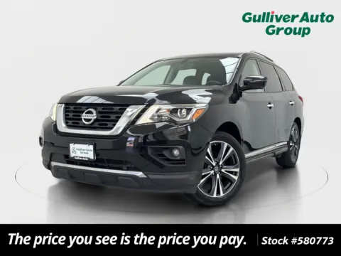 Black 2019 Nissan Pathfinder Platinum for sale in Plano, TX
