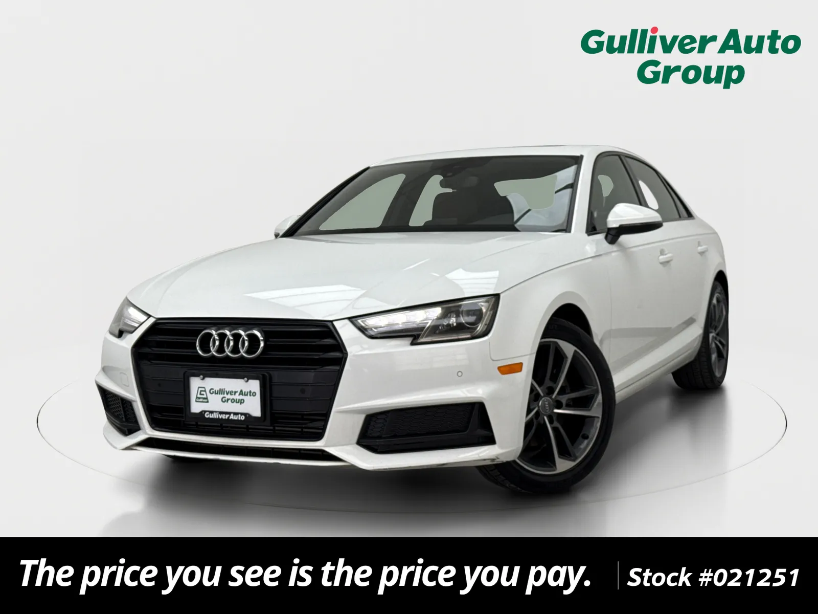 White 2019 Audi A4 2.0T Titanium Premium for sale in Plano, TX
