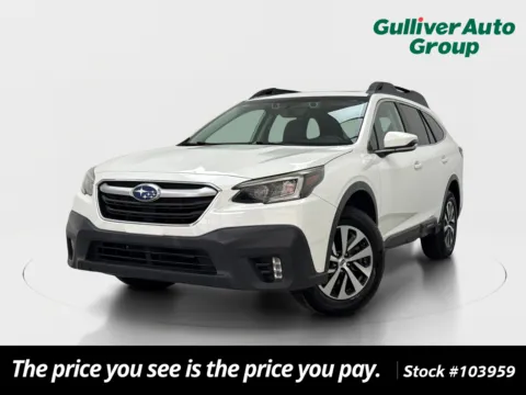 White 2021 Subaru Outback Premium for sale in Plano, TX