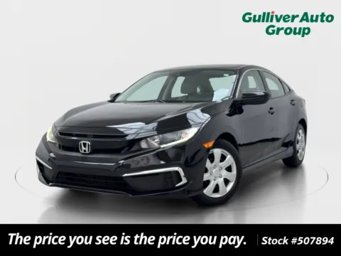 Black 2019 Honda Civic LX for sale in Plano, TX