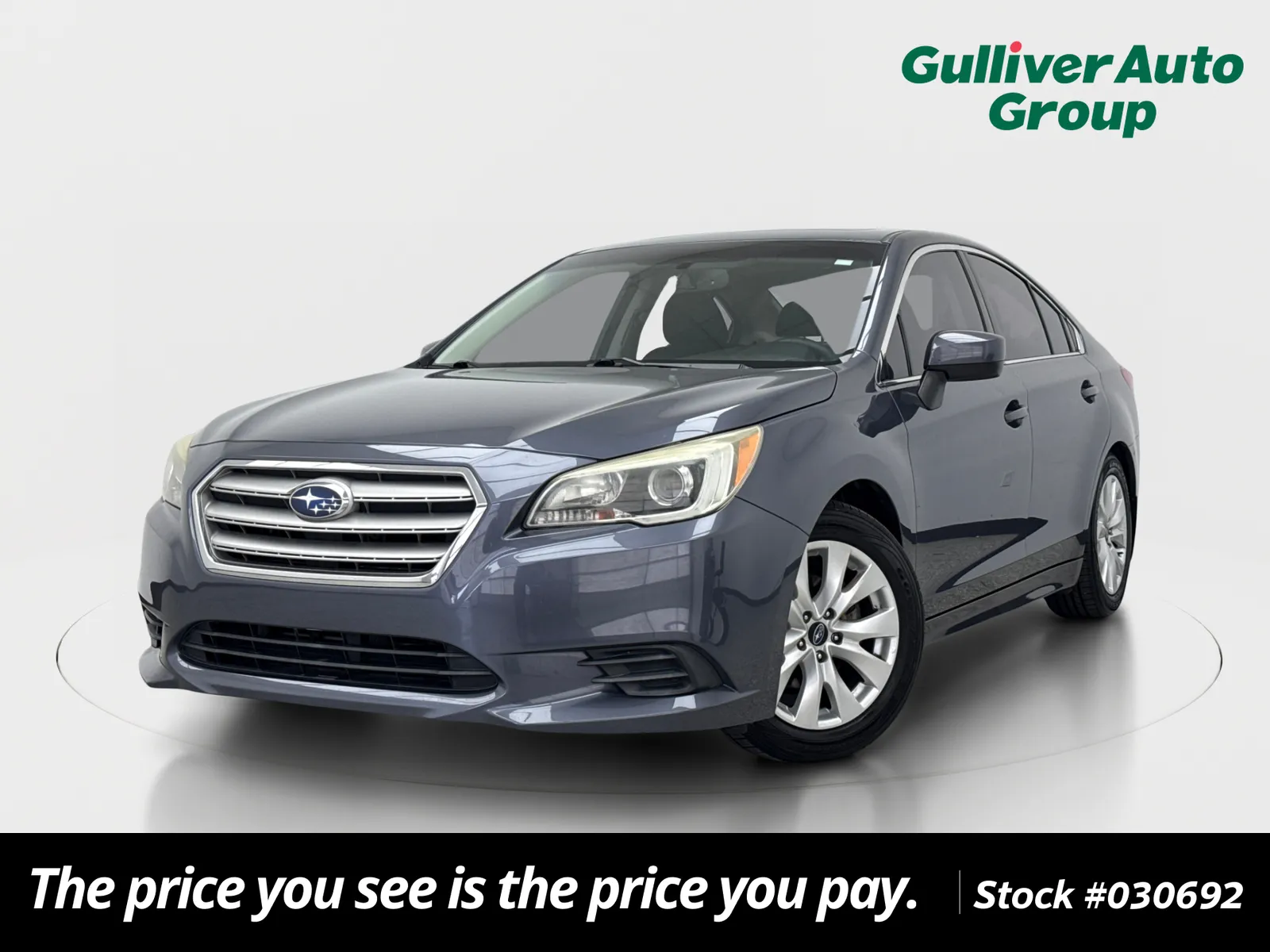 Gray 2016 Subaru Legacy 2.5i for sale in Plano, TX