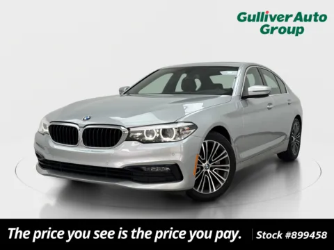 Silver 2018 BMW 5 Series 530i for sale in Plano, TX