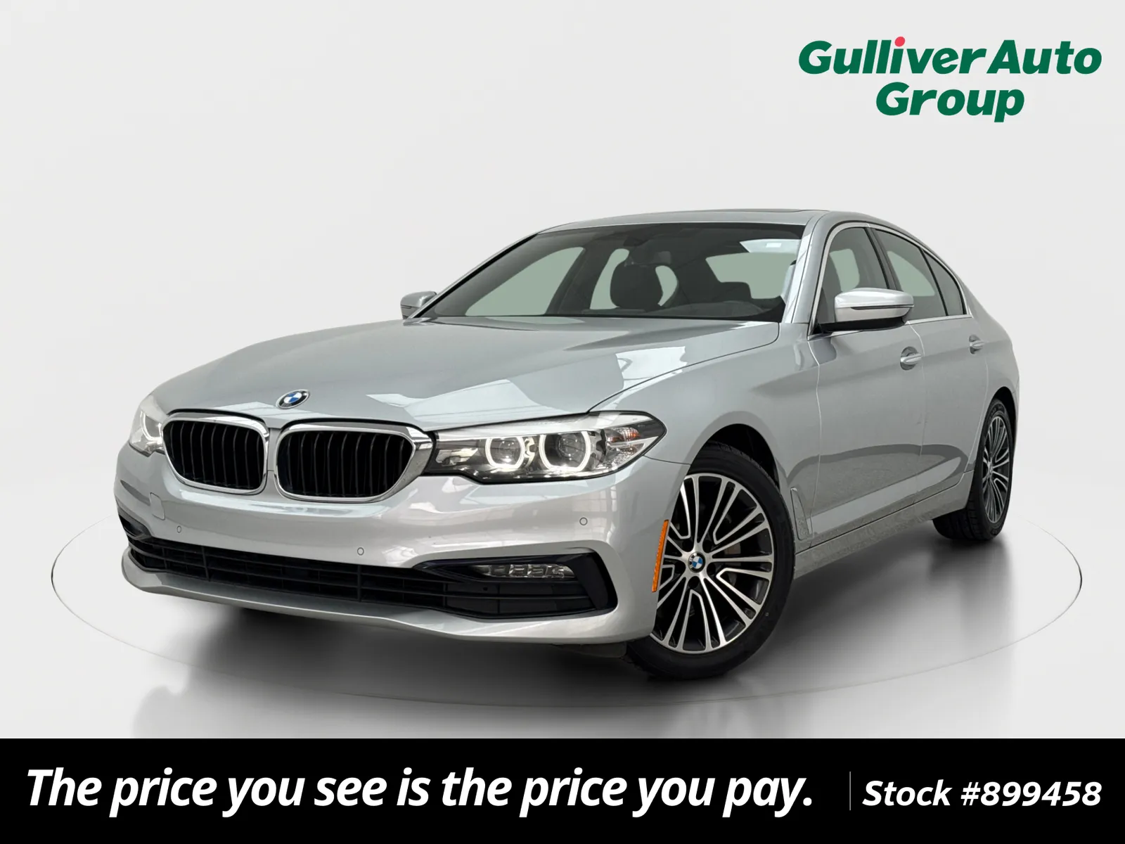 Silver 2018 BMW 5 Series 530i for sale in Plano, TX