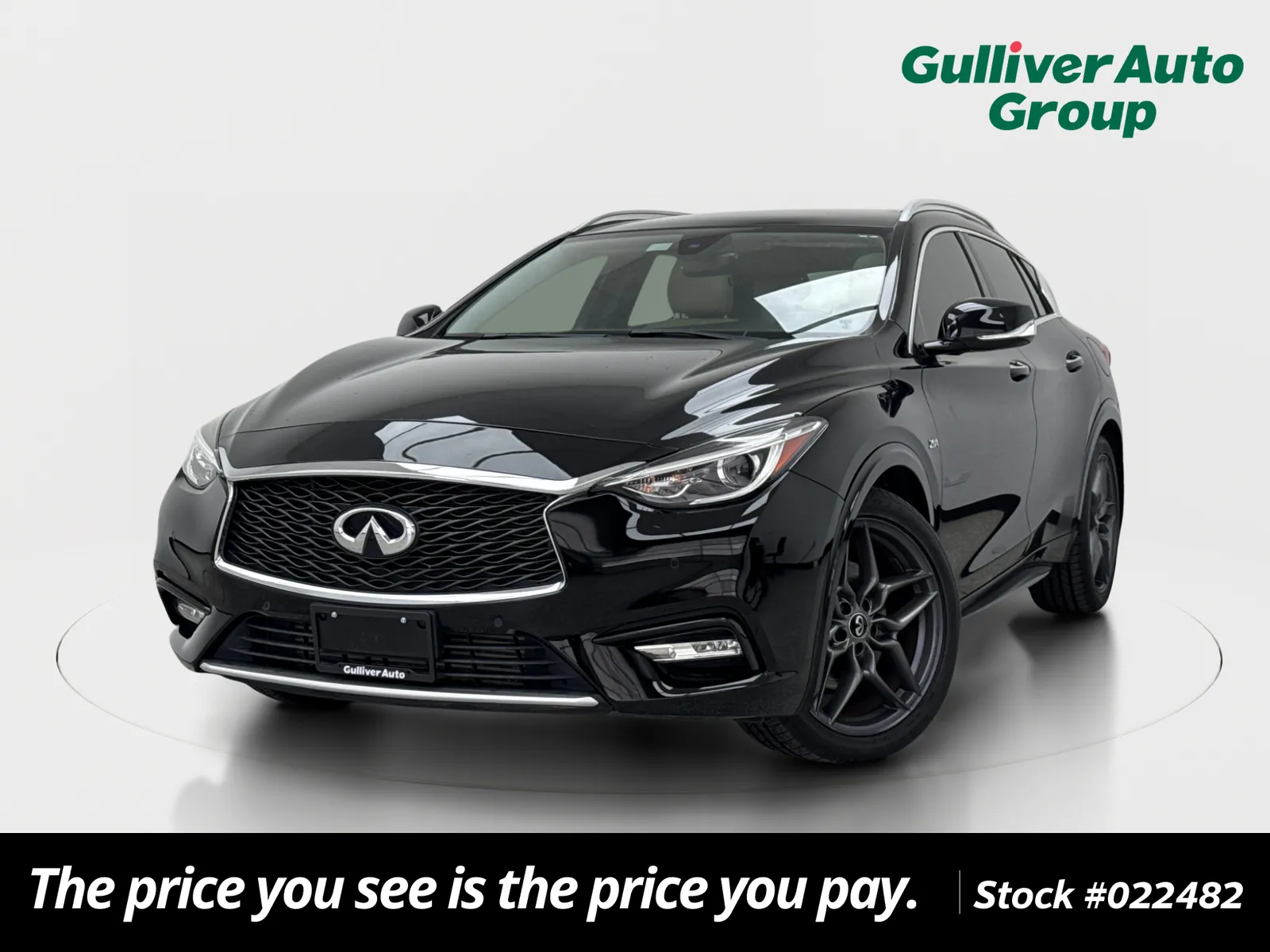 Black 2017 INFINITI QX30 Premium for sale in Plano, TX