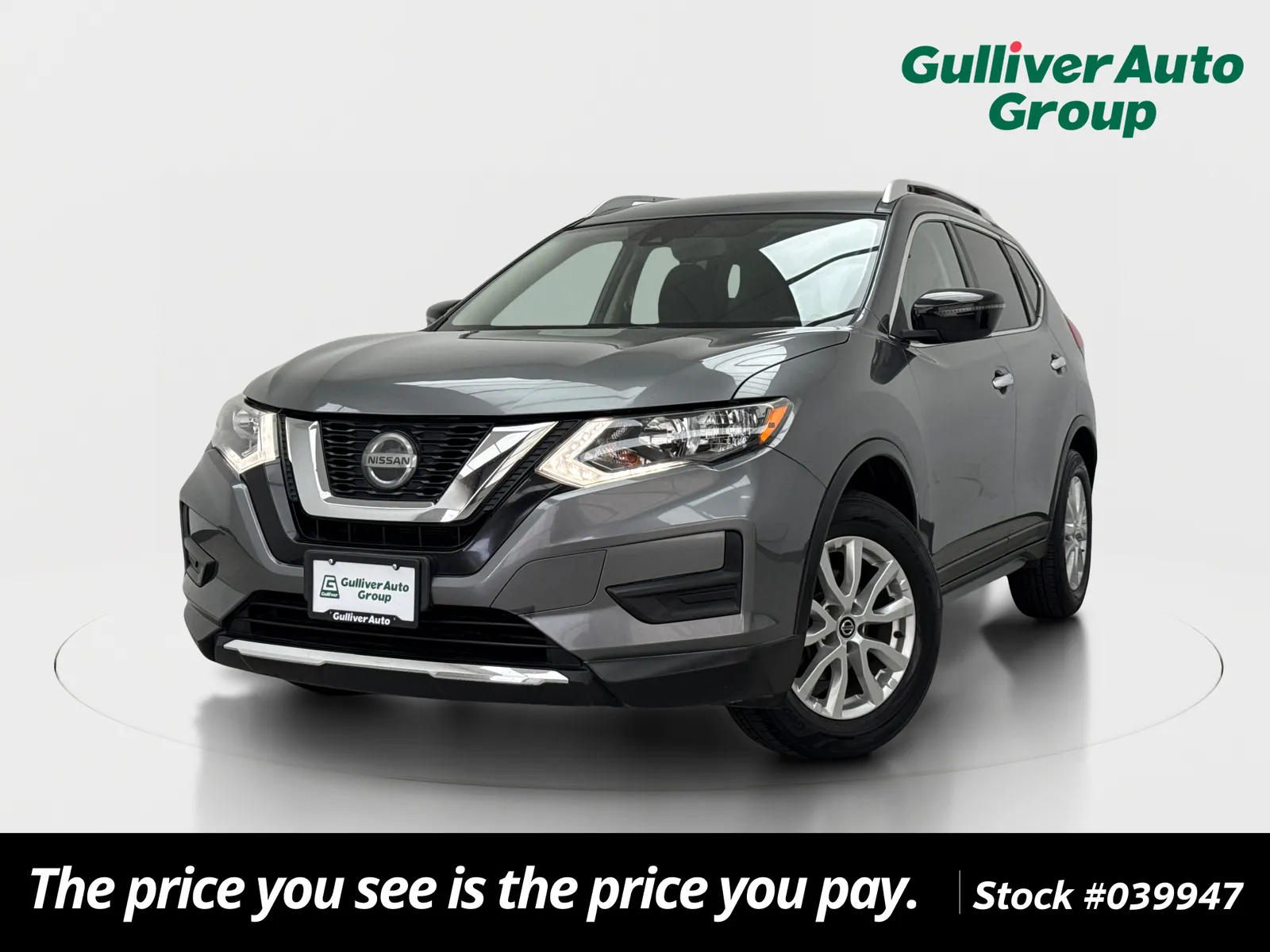 Gray 2020 Nissan Rogue SV for sale in Plano, TX