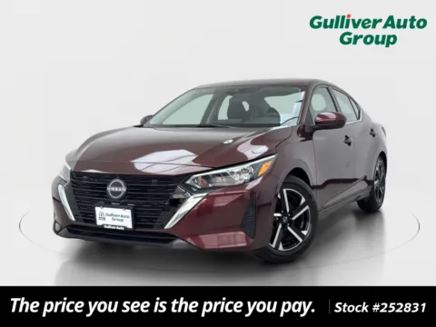 Red 2024 Nissan Sentra SV for sale in Plano, TX