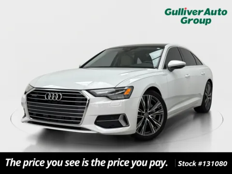 White 2019 Audi A6 2.0T Premium for sale in Plano, TX