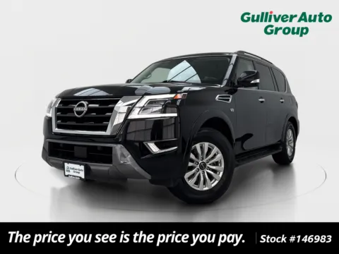 Black 2021 Nissan Armada SV for sale in Plano, TX