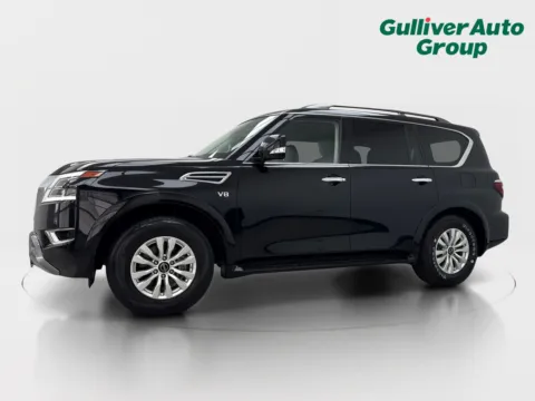 Photos of 2021 Nissan Armada SV for sale in Plano, TX at Gulliver Auto Group