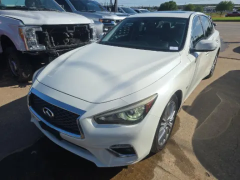 White 2018 INFINITI Q50 3.0t LUXE for sale in Plano, TX