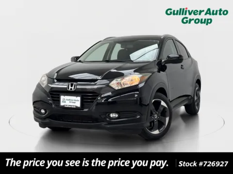 Black 2018 Honda HR-V EX-L for sale in Plano, TX