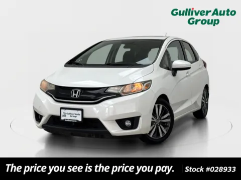 White 2016 Honda Fit EX for sale in Plano, TX