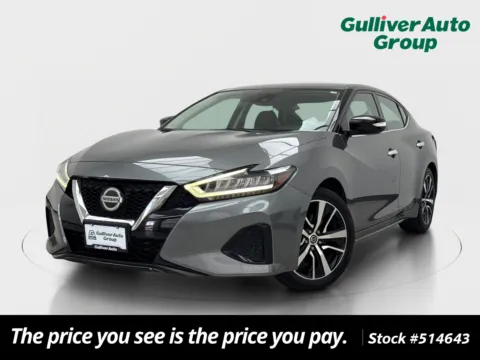 Gray 2021 Nissan Maxima SV for sale in Plano, TX