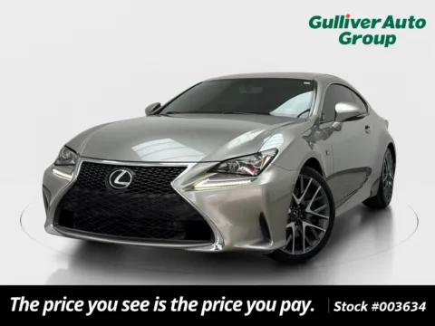 Silver 2016 Lexus RC 200t for sale in Plano, TX