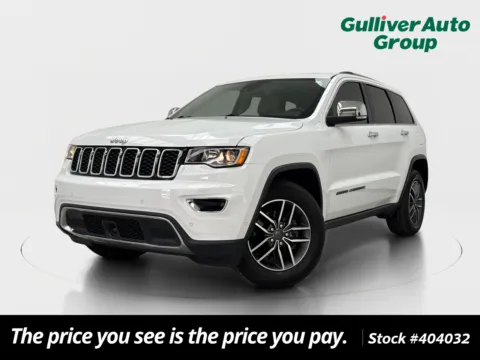 White 2020 Jeep Grand Cherokee Limited for sale in Plano, TX