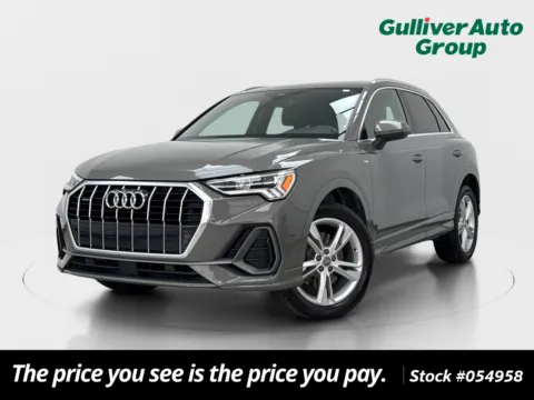 Gray 2020 Audi Q3 Premium Plus S line for sale in Plano, TX