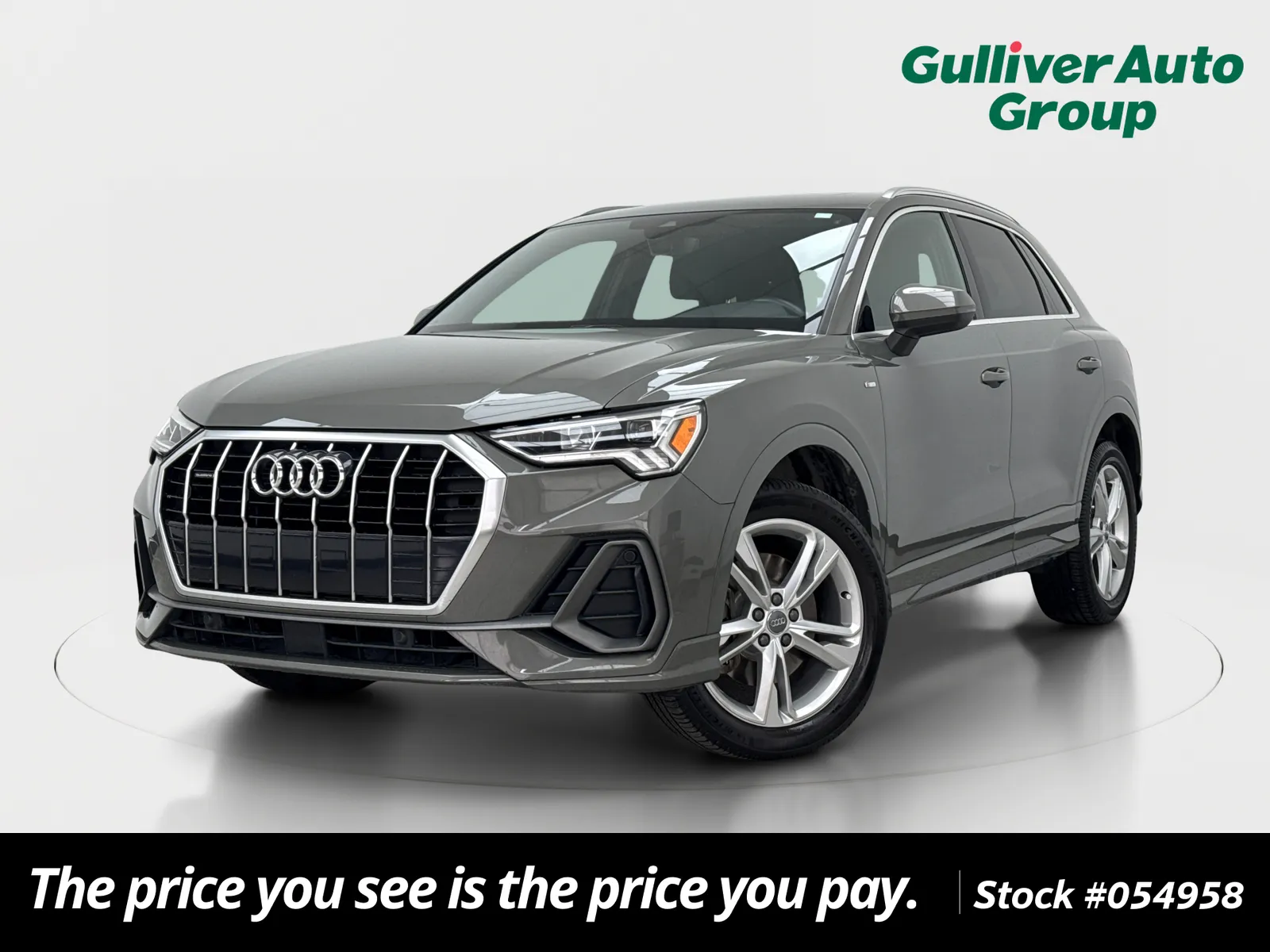 Gray 2020 Audi Q3 Premium Plus S line for sale in Plano, TX