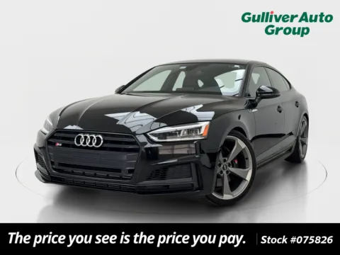 Black 2019 Audi S5 Sportback Premium Plus for sale in Plano, TX