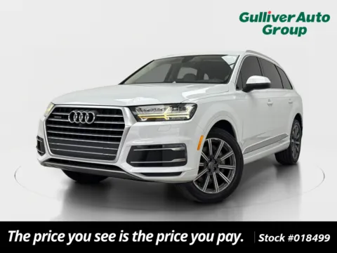 White 2019 Audi Q7 45 Premium Plus for sale in Plano, TX