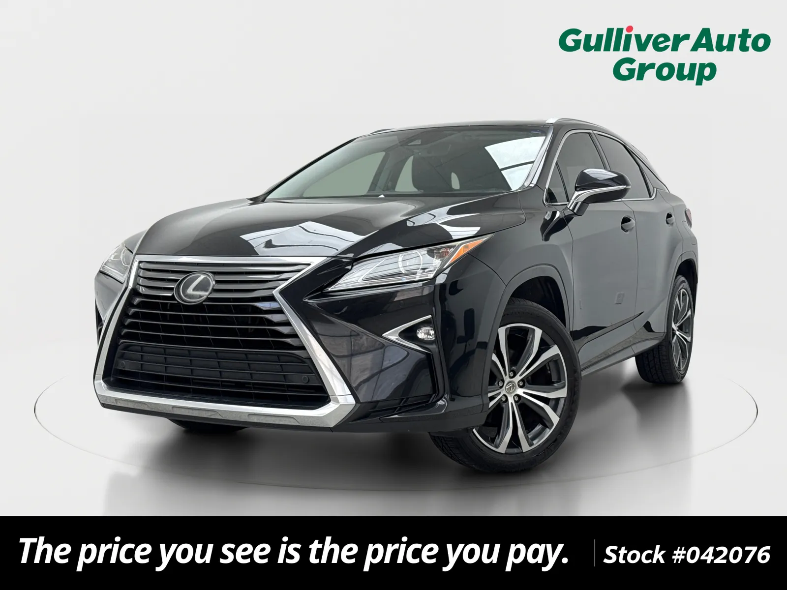 Black 2017 Lexus RX 350 for sale in Plano, TX