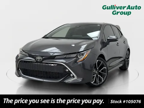 Gray 2021 Toyota Corolla Hatchback XSE for sale in Plano, TX