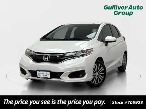 White 2019 Honda Fit LX for sale in Plano, TX