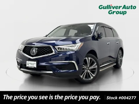 Blue 2019 Acura MDX 3.5L Technology Package for sale in Plano, TX
