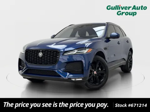 Blue 2021 Jaguar F-PACE P250 S for sale in Plano, TX