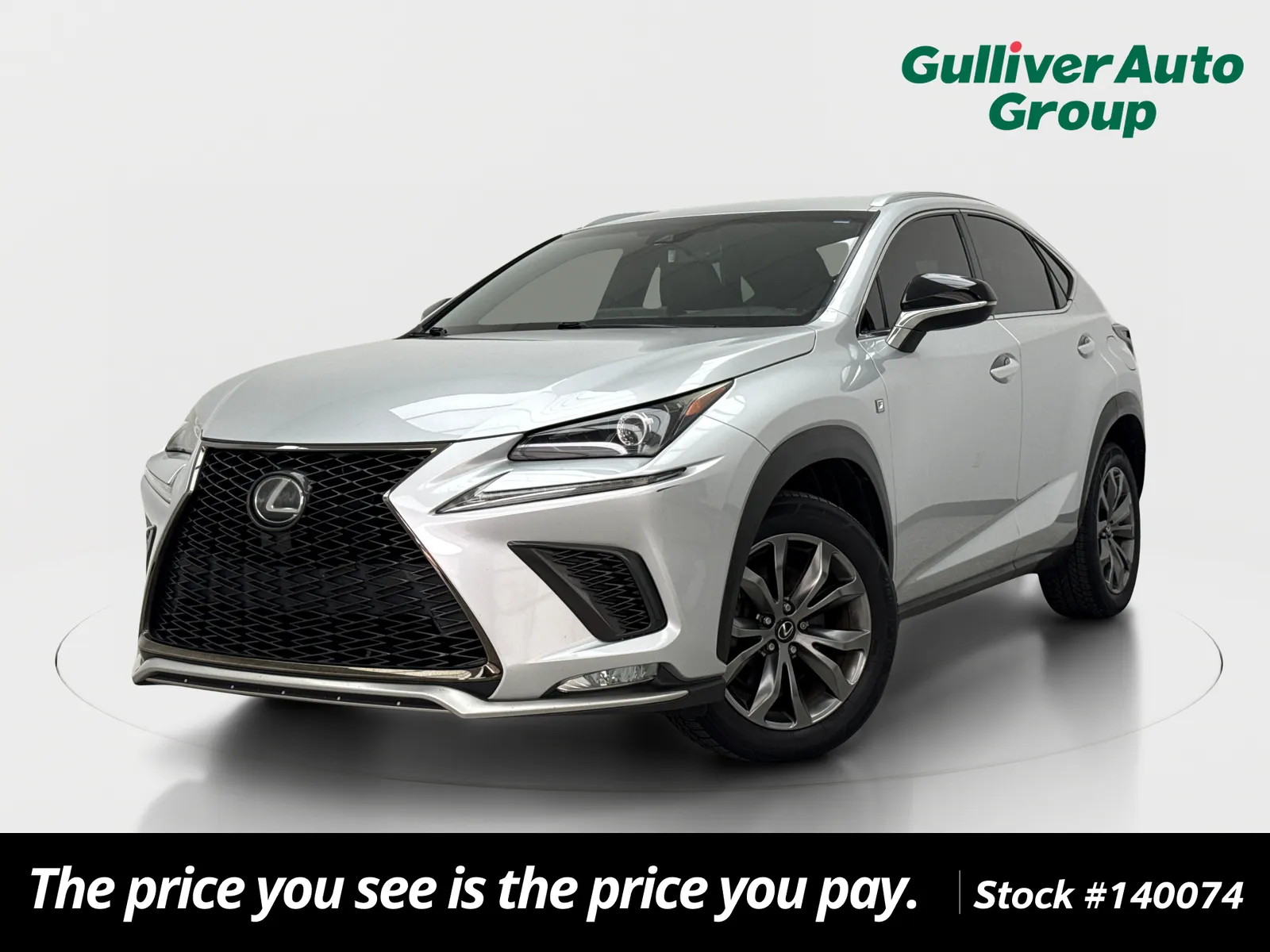 Silver 2019 Lexus NX 300 F Sport for sale in Plano, TX