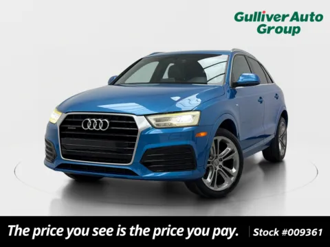 Blue 2016 Audi Q3 2.0T Prestige for sale in Plano, TX
