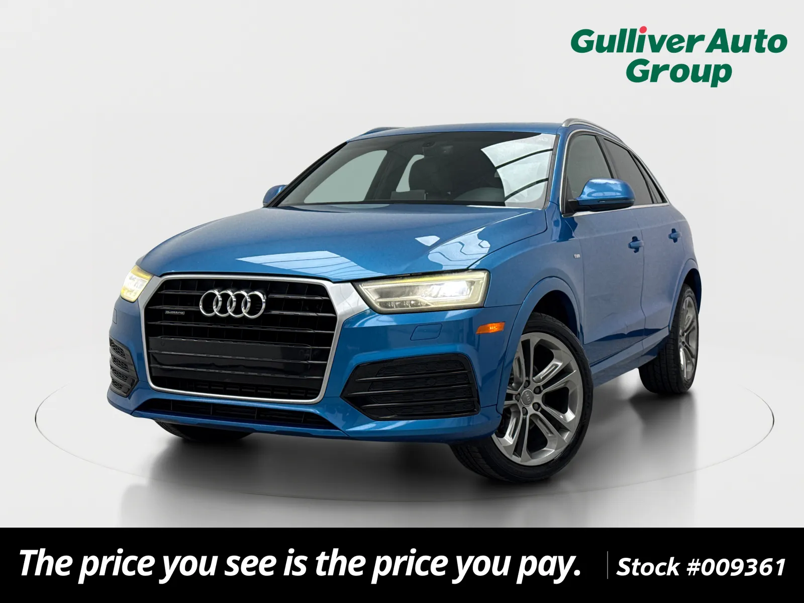 Blue 2016 Audi Q3 2.0T Prestige for sale in Plano, TX