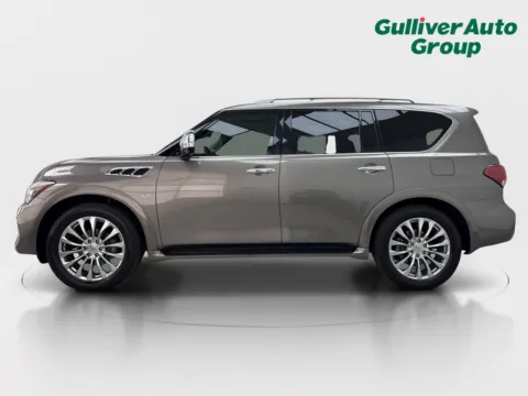 Another view of 2015 INFINITI QX80 for sale in Plano, TX at Gulliver Auto Group