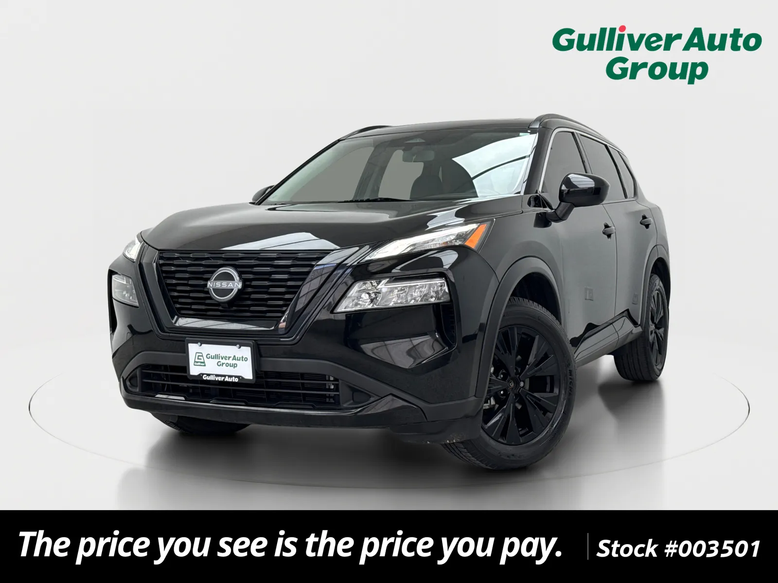Black 2023 Nissan Rogue SV for sale in Plano, TX