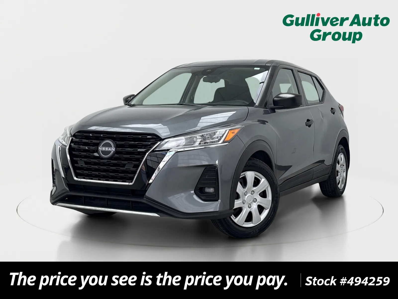 Gray 2022 Nissan Kicks S for sale in Plano, TX