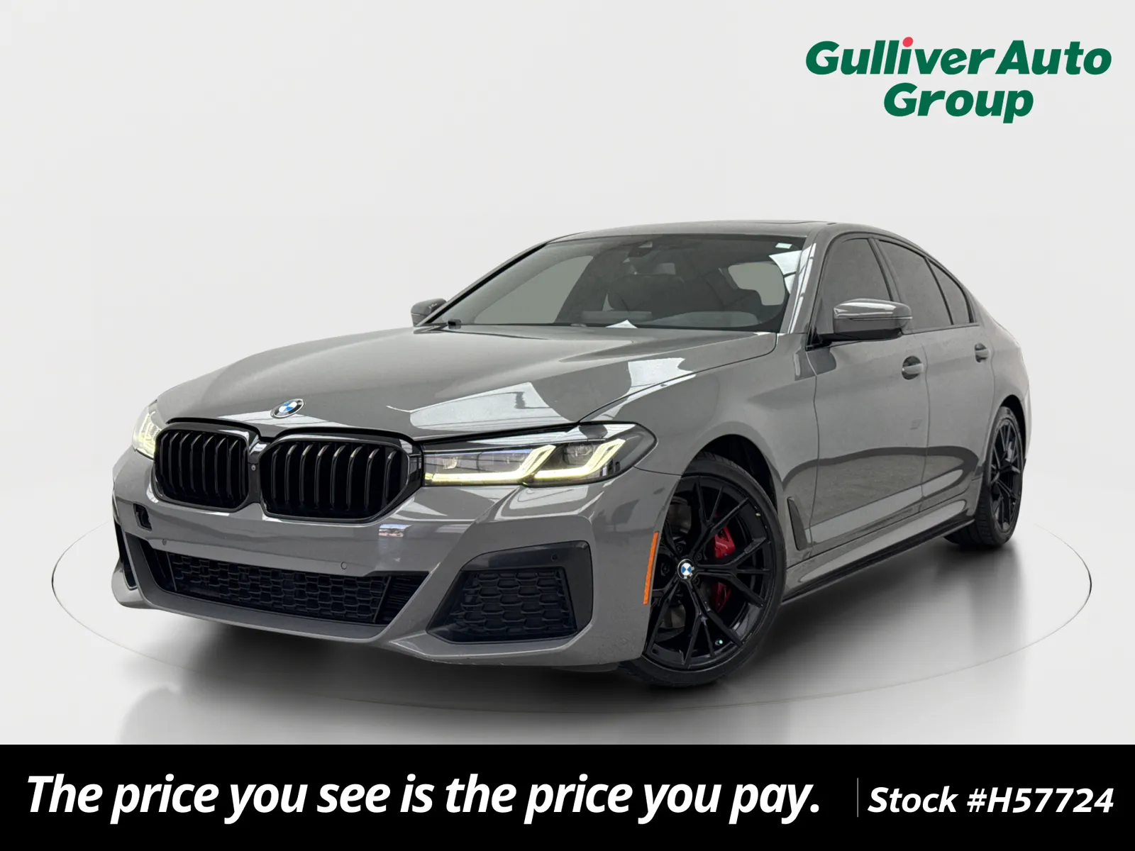 Gray 2021 BMW 5 Series 530i for sale in Plano, TX