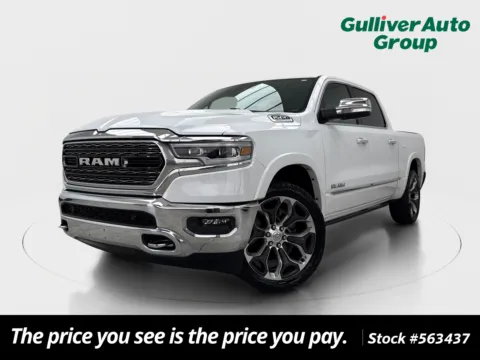 White 2021 Ram 1500 Limited for sale in Plano, TX