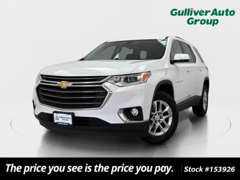 White 2018 Chevrolet Traverse LT for sale in Plano, TX
