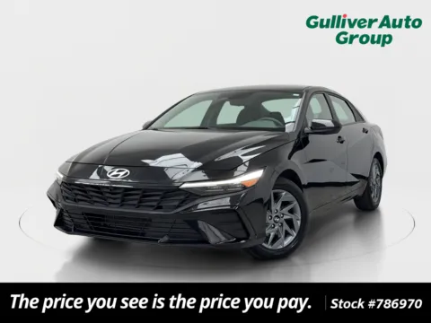 Black 2024 Hyundai Elantra SEL for sale in Plano, TX