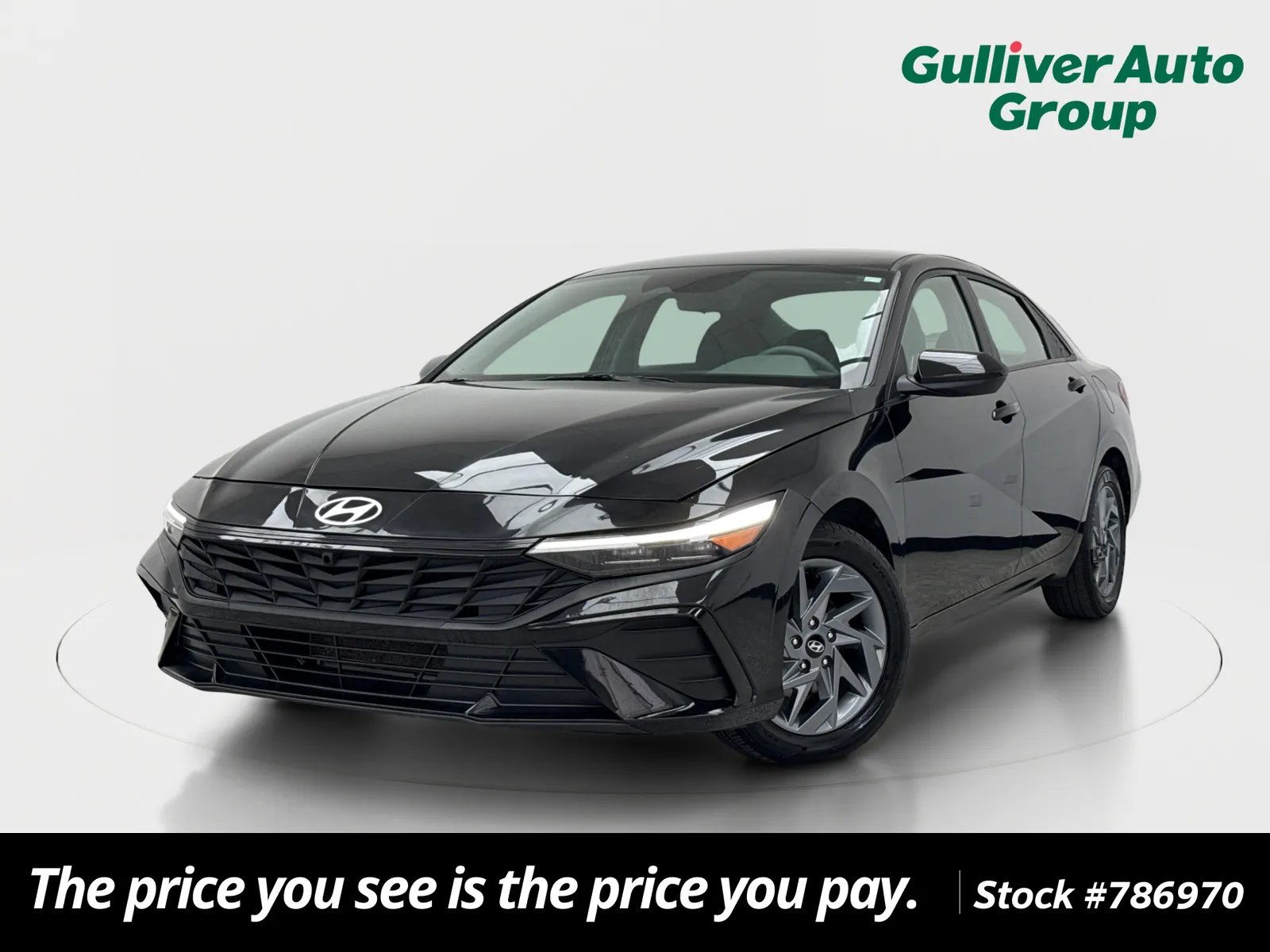 Black 2024 Hyundai Elantra SEL for sale in Plano, TX