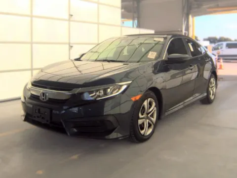 Blue 2018 Honda Civic LX for sale in Plano, TX