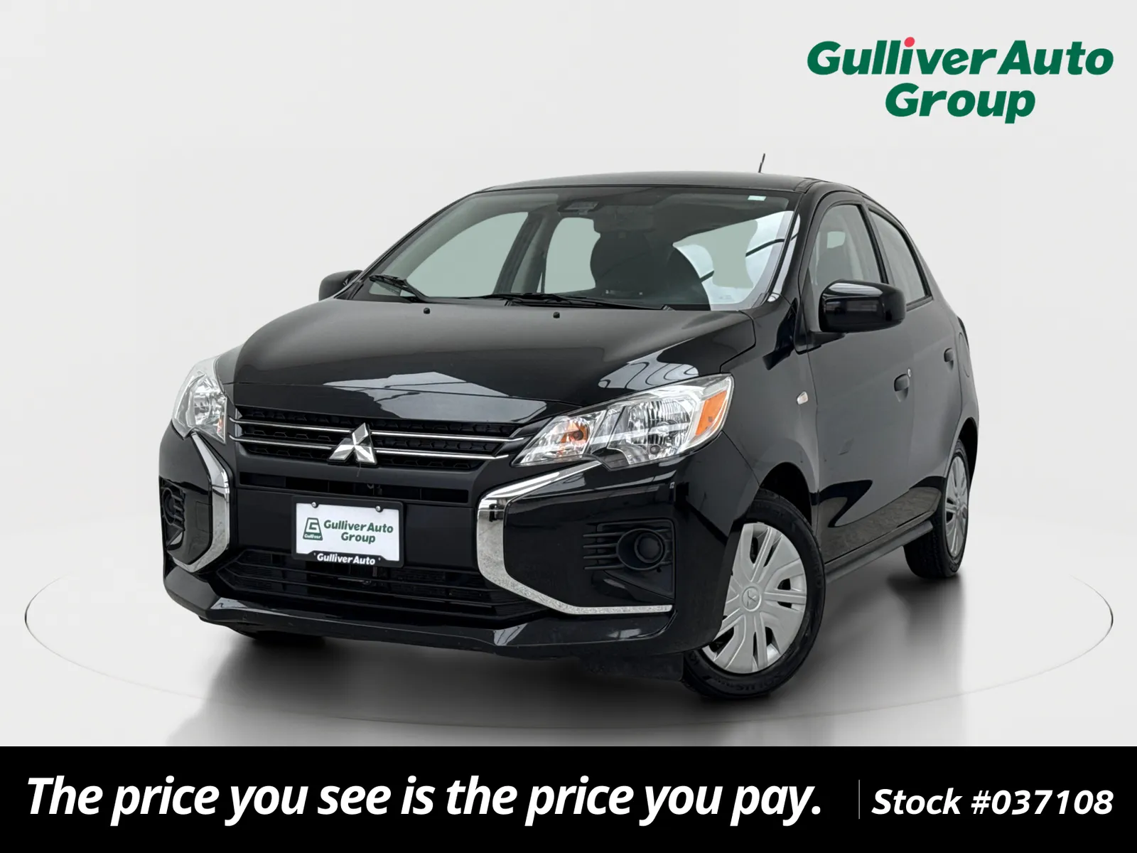 Black 2024 Mitsubishi Mirage ES for sale in Plano, TX