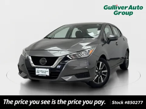 Gray 2021 Nissan Versa 1.6 SV for sale in Plano, TX