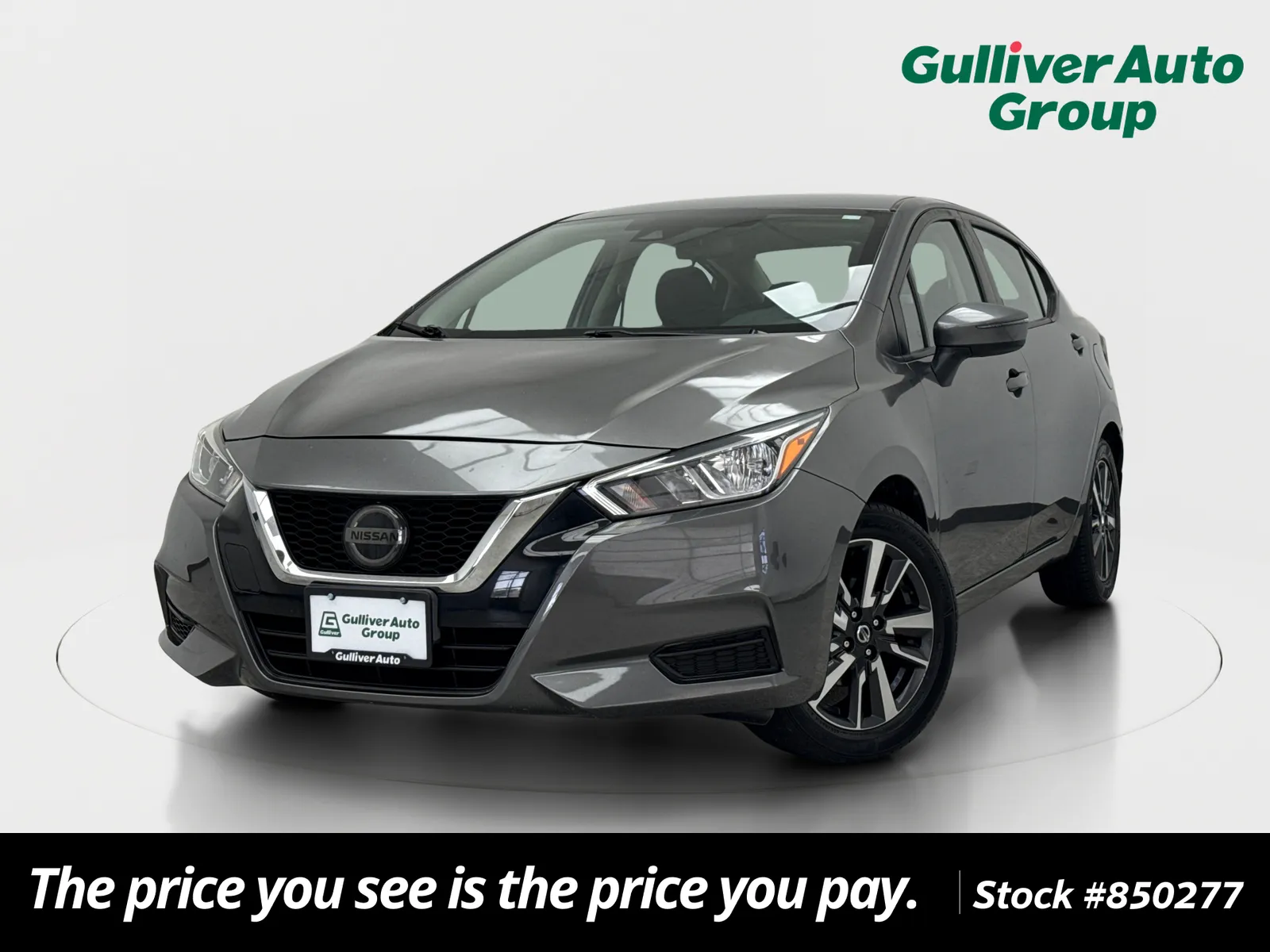 Gray 2021 Nissan Versa 1.6 SV for sale in Plano, TX